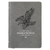Journal - Gray Zipper Wings Like Eagles Isaiah 40:31 